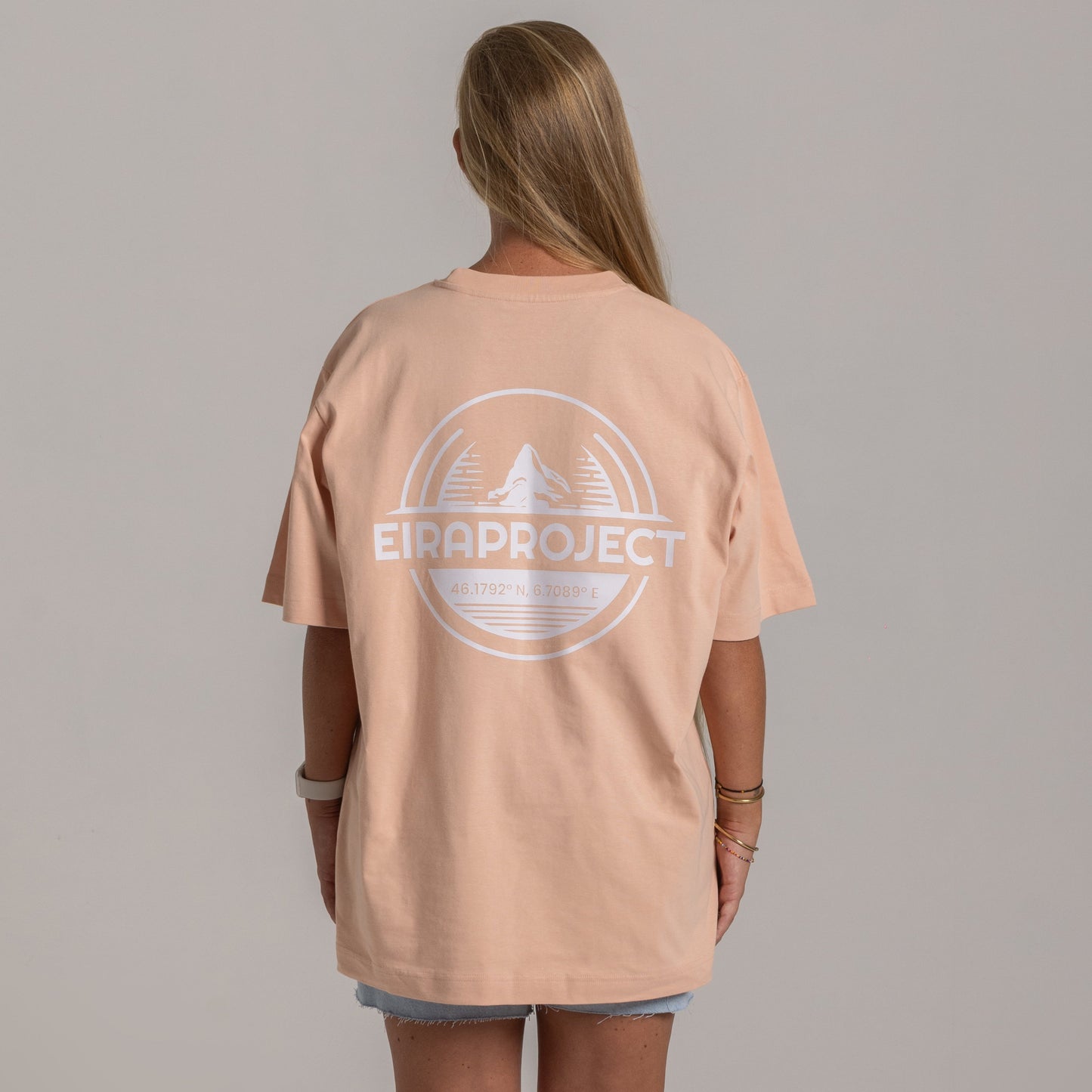 LIGHT PINK UNISEX OVERSIZED EIRA PROJECT T-SHIRT