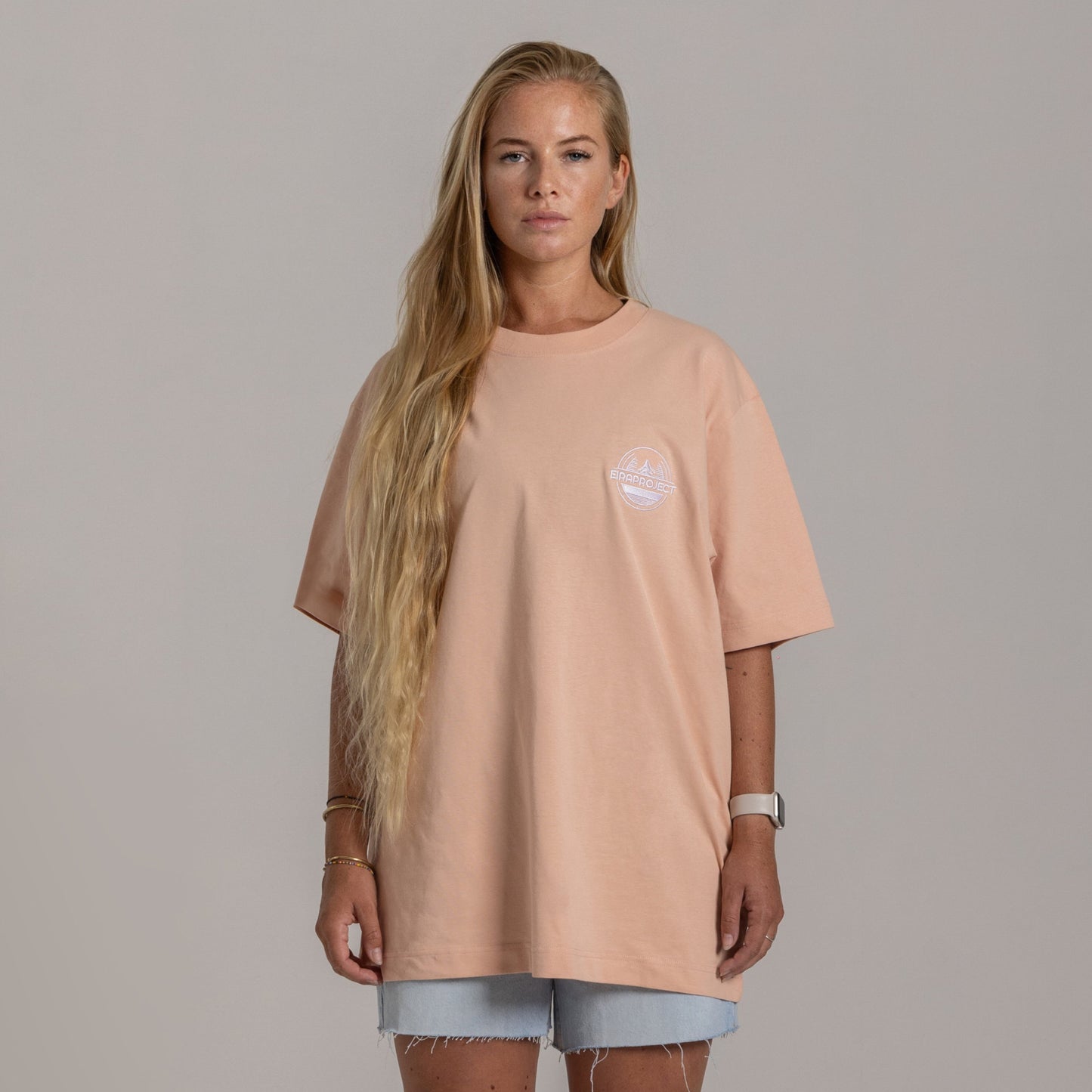 LIGHT PINK UNISEX OVERSIZED EIRA PROJECT T-SHIRT