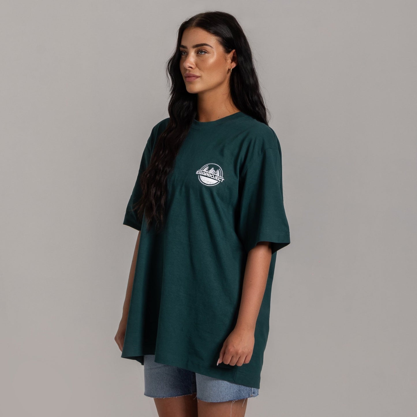 GLAZED GREEN UNISEX OVERSIZED EIRA PROJECT HEAVYWEIGHT T-SHIRT