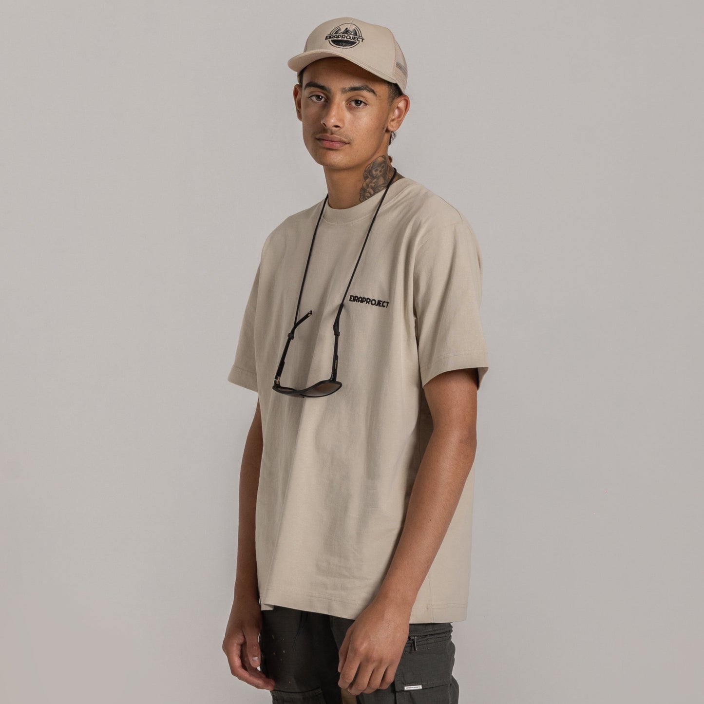 STONE UNISEX OVERSIZED EIRA PROJECT HEAVYWEIGHT T-SHIRT