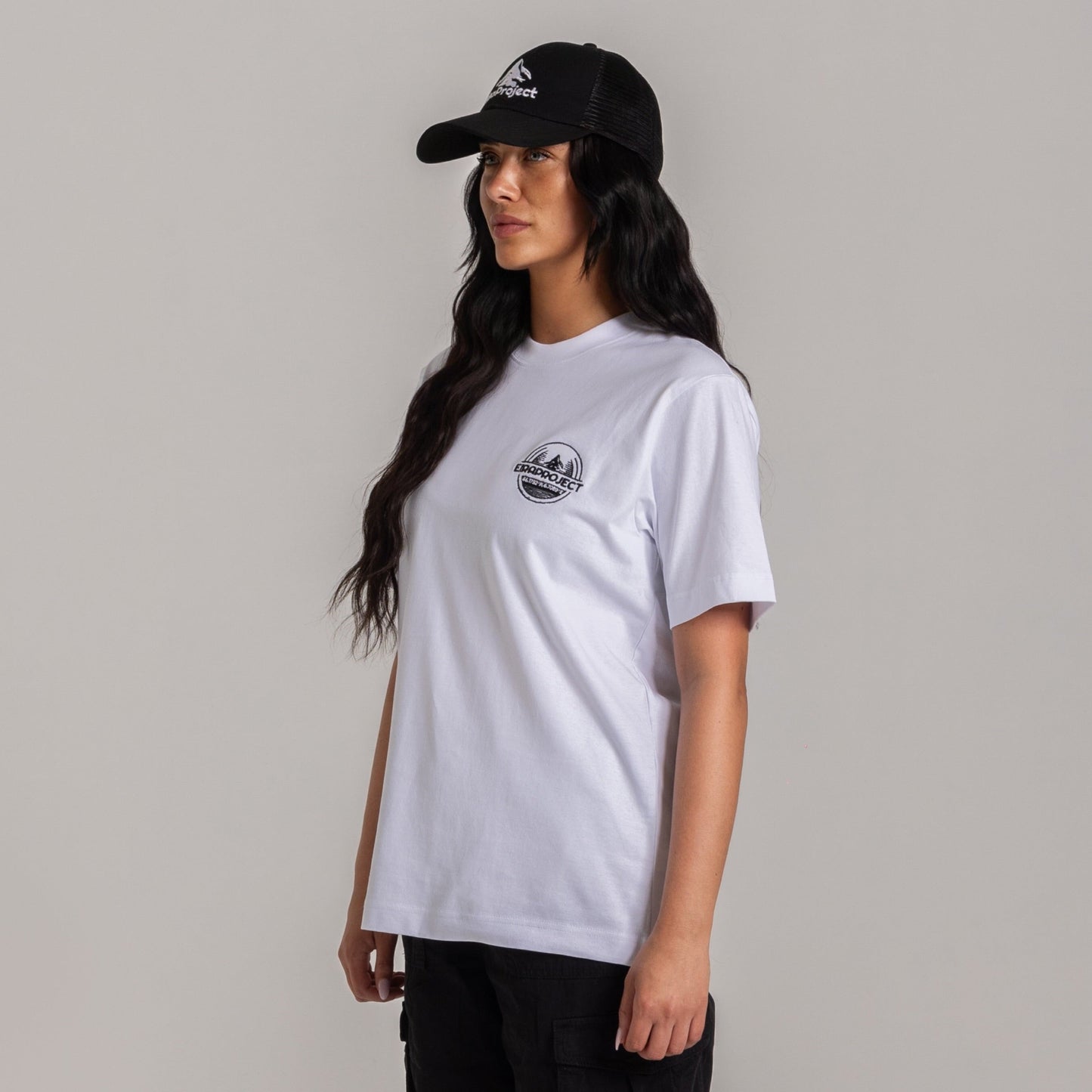 WHITE UNISEX OVERSIZED EIRA PROJECT HEAVYWEIGHT T-SHIRT
