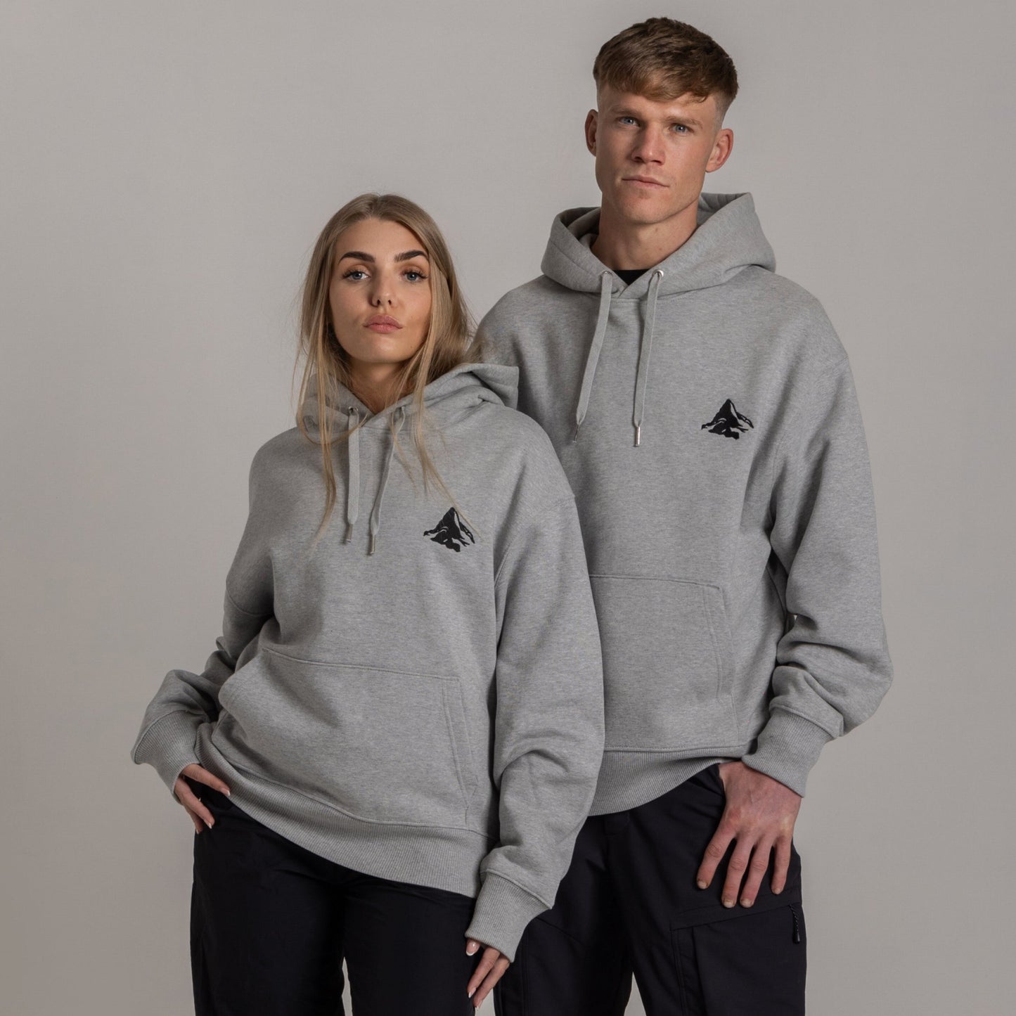 GREY UNISEX EIRA PROJECT HEAVYWEIGHT HOODIE