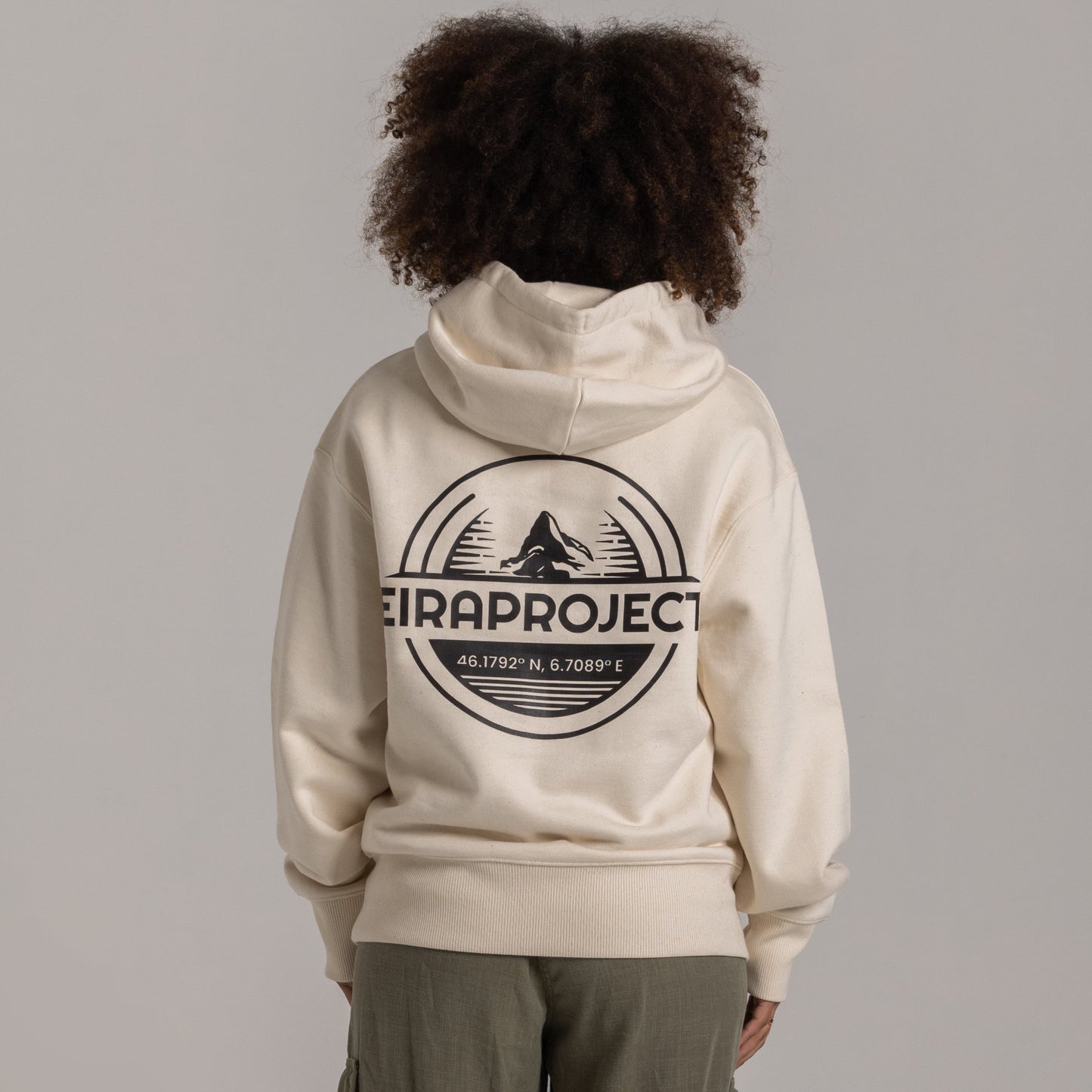 NATURAL COTTON UNISEX EIRA PROJECT HEAVYWEIGHT HOODIE
